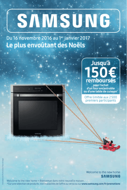 Jusqu`&agrave; 150&euro; rembours&eacute;s