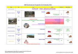 Le programme des randonnées est en ligne ICI