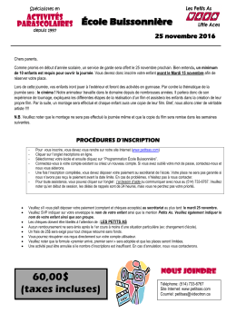 60,00$ (taxes incluses)