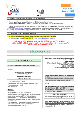 Mise &agrave; jour le 15/11/2016