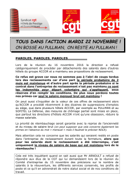 tract Pullman 17 novembre 2016 - Fédération CGT du Commerce et