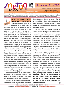 La derni&egrave;re - SNETAA Bordeaux