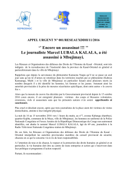 pour t&eacute;l&eacute;charger APPEL URGENT ASSASSINAT
