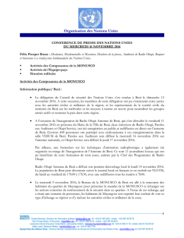 Organisation des Nations Unies