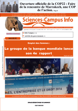 T&eacute;l&eacute;chargez le quotidien Sciences-Campus Info n&deg;211 du jeudi 17