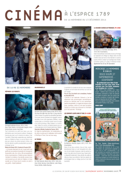 Suppl&eacute;ment "Cin&eacute;ma" - Site Officiel de la ville de Saint-Ouen