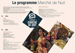 Marche de Nuit : Namasté India | Le programme - Saint