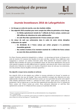 Communiqué de presse