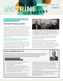 14 novembre 2016 | Vol 1 No. 31