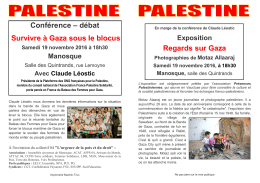 gaza-manosque - Association France Palestine Solidarit&eacute; 04