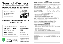 Bulletin d`inscription