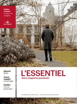 L`Essentiel, votre magazine paroissial - Saint