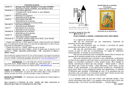 Matrice Info ND Couture - Paroisse Notre