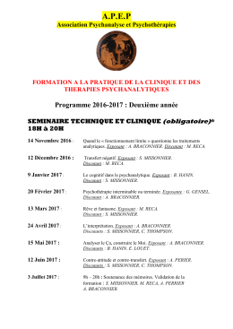 programme 2016-2017 deuxième année de la