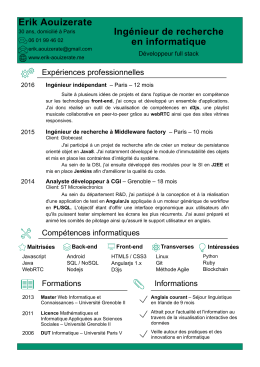 CV version pdf - Erik Aouizerate