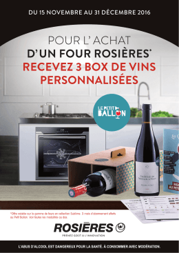 Offre de remboursement