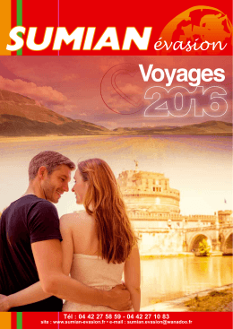 Voyages - SUMIAN EVASION