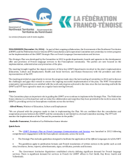 (November 16, 2016) &ndash; As part of their ongoing collaboration, the Gov