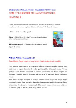 semaine 9