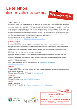 Le téléthon
