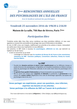 Voir le programme