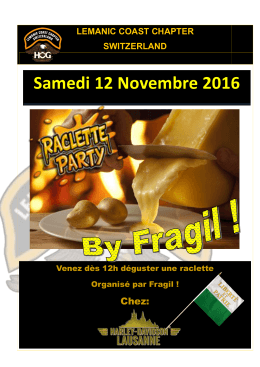 Samedi 12 Novembre 2016