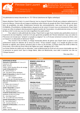 - La Paroisse Saint Laurent