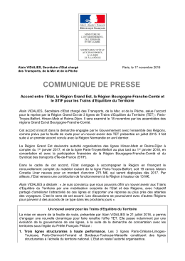 CP - Accord pour les TET