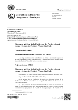 Convention-cadre sur les changements climatiques
