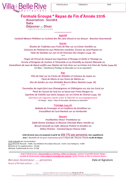 Bon pour Accord pour …… personnes Date et Signature