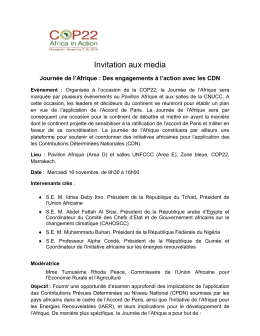 Invitation aux media