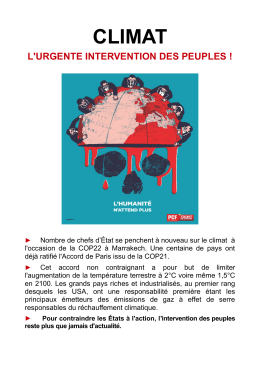 climat - F&eacute;d&eacute;ration PCF de l`Aude