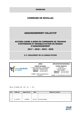 Règlement de consultation - La salle des marchés MEGALIS