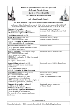 t&eacute;l&eacute;charger - Secteur Pastoral de Drou&eacute;