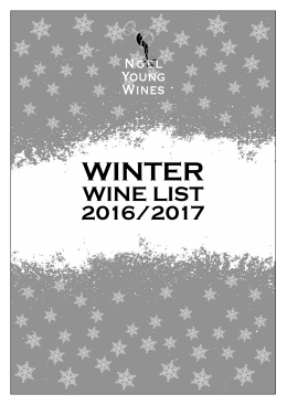 Wine Winter 2016/17
