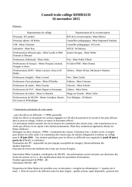 Compte-rendu conseil &eacute;cole-coll&egrave;ge A.Rimbaud 16_11_2015