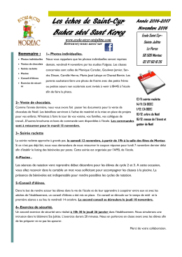 Buhez skol Sant Kereg - Ecole st CYR / ste JULITTE