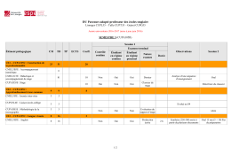 DU Parcours adapt&eacute; professeur des &eacute;coles