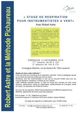 Robert Astre - Compagnie Albertine