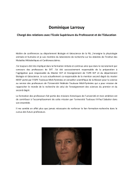 Dominique Larrouy - Université Toulouse III