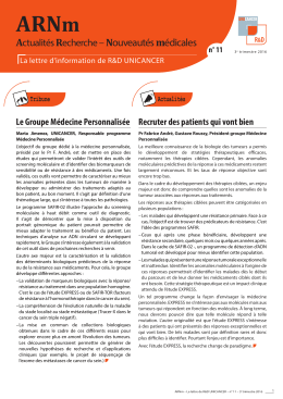 ARNm n°11 - Unicancer