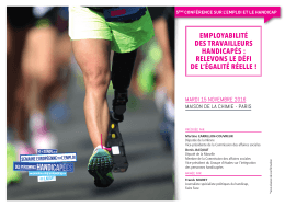 employabilit&eacute; des travailleurs handicap&eacute;s