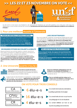 Profession de foi - UNEF - EMF