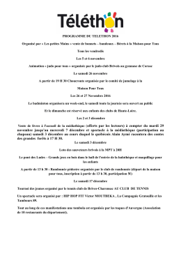 Télécharger le programme ici