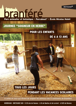 soigneur en herbe - Tourisme Bretagne