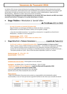Télécharger les stages
