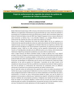 Consulter la fiche du poste - Bureau international des droits des
