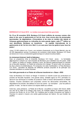 Le rendez-vous gourmand des gourmets