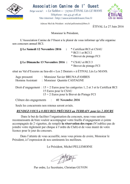 Association Canine de l`Ouest