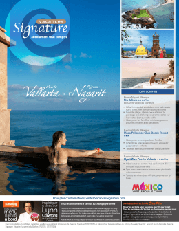 Vacances pour tous les goûts à Puerto Vallarta et Riviera Nayarit cet